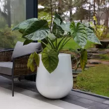 Donica z włókna szklanego SQ65 biały mat