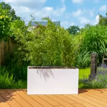 Donica z włókna szklanego D313D biały połysk