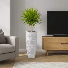 Donica z włókna szklanego D7087D biały połysk