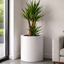 Donica z włókna szklanego D901D biały połysk