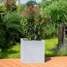 Donica z włókna szklanego D92C szary beton