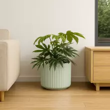 Donica z włókna szklanego LEO33 szałwiowy mat