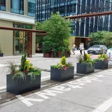 Donica z włókna szklanego D913C antracyt mat