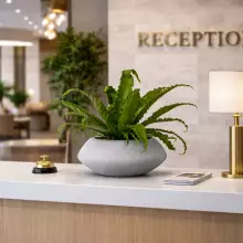 Donica z włókna szklanego PAUNCH 17 szary beton