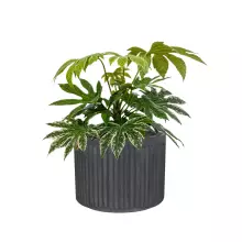 Donica z włókna szklanego LEO29 grafitowy beton