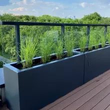 Donica z włókna szklanego D913G antracyt mat