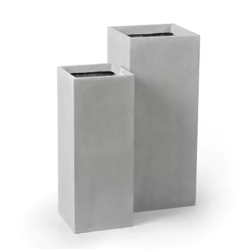 Donice D273B (76 cm) i D273C (90 cm) w kolorze szary beton