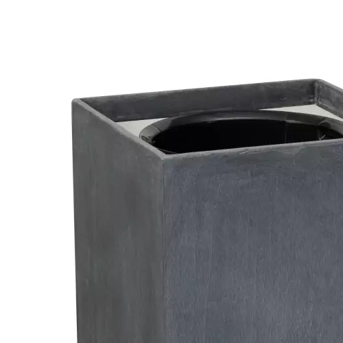 Narożnik donicy D100C w kolorze grafitowy beton