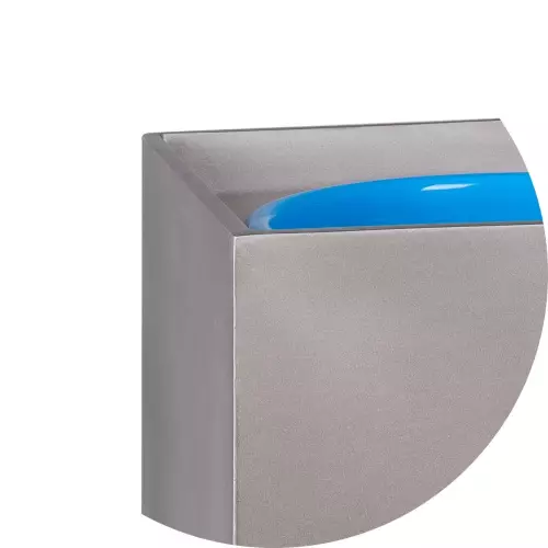 Górna krawędź donicy D100C w kolorze szary mat