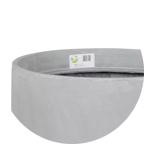 Górna krawędź donicy D101A w kolorze szary beton