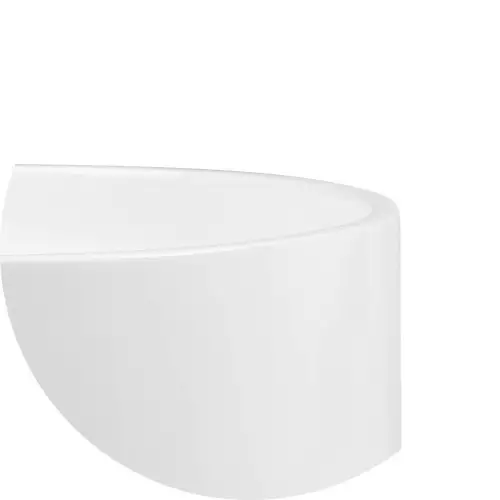 Górna krawędź donicy D101A biały połysk