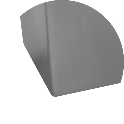 Dolna krawędź donicy D102E w kolorze szary mat