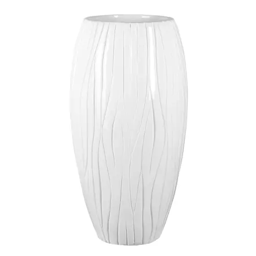 Donica z włókna szklanego D105B biały połysk