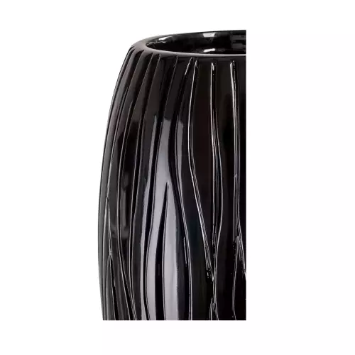 Donica z włókna szklanego D105B czarny połysk