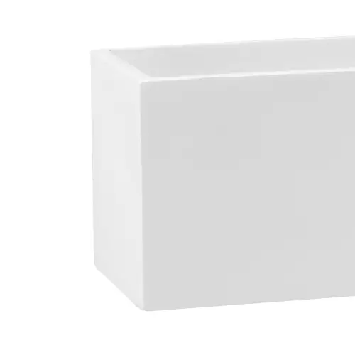 Krawędzie donicy D109AF w kolorze biały połysk