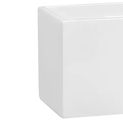 Krawędzie donicy D109AS w kolorze biały połysk