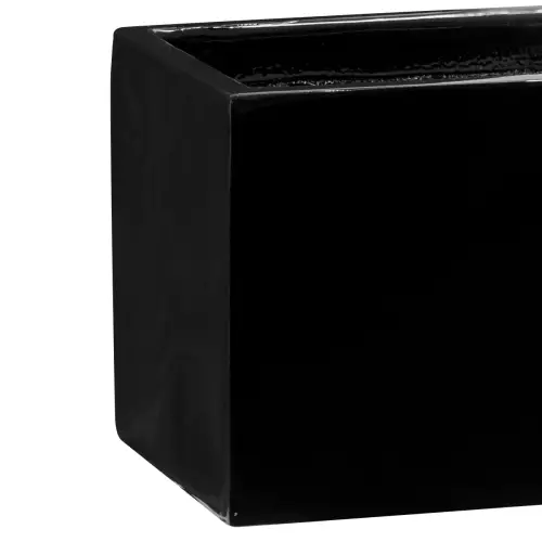 Krawędzie donicy D109AS w kolorze czarny połysk