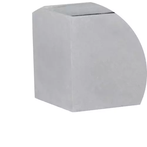 Górna krawędź donicy D109A w kolorze szary beton