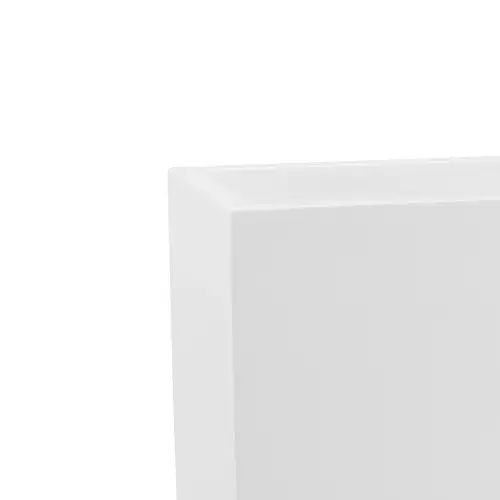 Górna krawędź donicy D109A Premium biały połysk