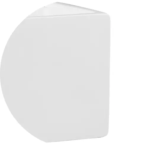 Krawędzie donicy D109S w białym kolorze