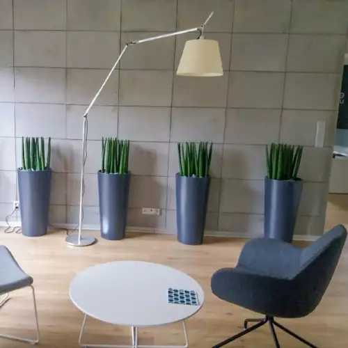 Donice D208D antracyt mat w biurze