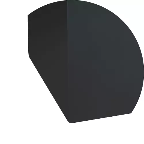 Dolna krawędź donicy D272A w kolorze antracyt mat