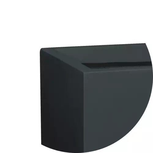 Górna krawędź donicy D272A w kolorze antracyt mat