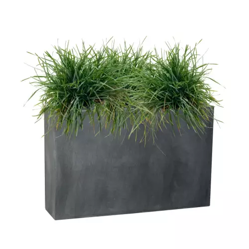 Donica D272B gafitowy beton z trawami