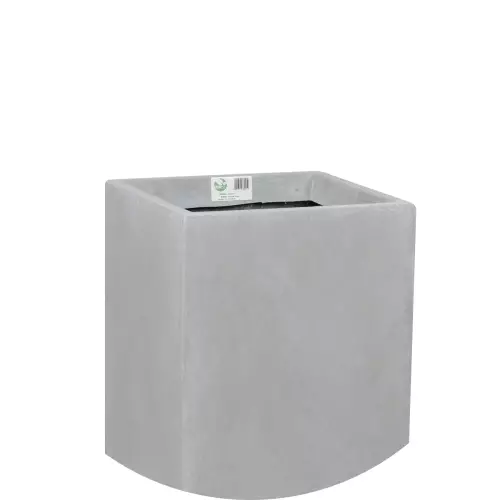 Górna krawędź donicy D273B w kolorze szary beton