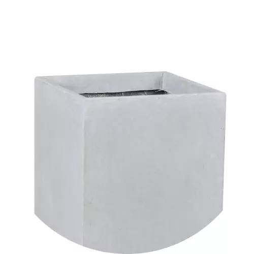 Górna krawędź donicy D273C w kolorze szary beton