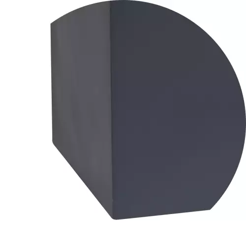 Dolna krawędź donicy D273C w kolorze antracyt mat