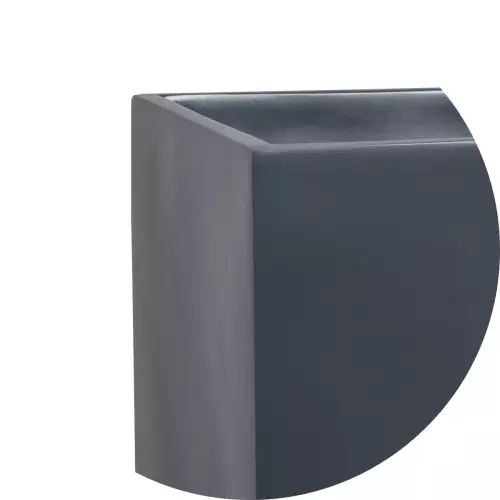Górna krawędź donicy D273C w kolorze antracyt mat