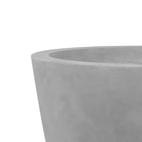 Górna krawędź donicy D280C w kolorze szary beton