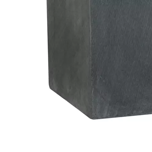 Dolna krawędź donicy D313D w kolorze grafitowego betonu