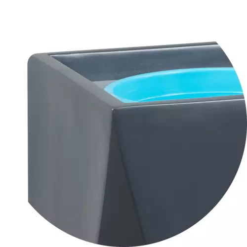 Górna krawędź donicy D373B w kolorze antracyt mat