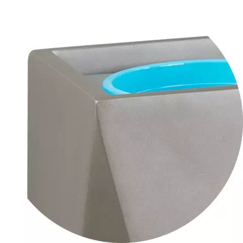 Górna krawędź donicy D373B w kolorze szary mat