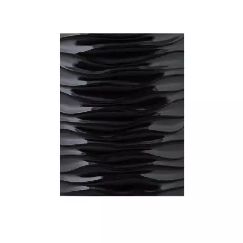 Donica D7087D czarny połysk - faktura powierzchni