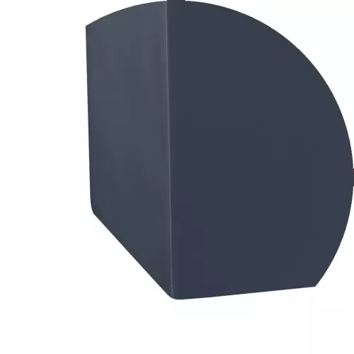 Donica D834 antracyt mat - dolna krawędź