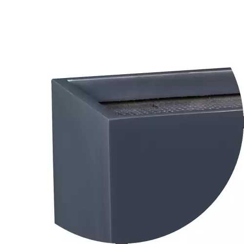 Donica D834 antracyt mat - narożnik