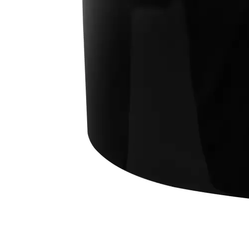 Dolna krawędź donicy D901A w kolorze czarny połysk