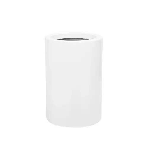 Donica ZADORA Premium D901BA Ø40x60 cm biały połysk