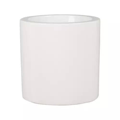 Biała donica z włókna szklanego D901B