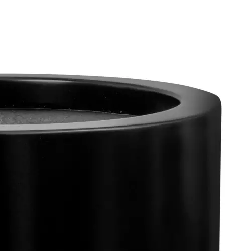 Donica D901C czarny mat - krawędź górna