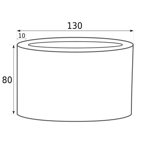 Wymiary donicy D901GE