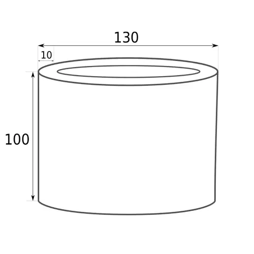Wymiary donicy D901GF