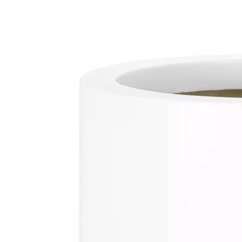 Górna krawędź donicy D901H w kolorze biały mat