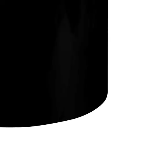 Dolna krawędź donicy D901H w kolorze czarny połysk