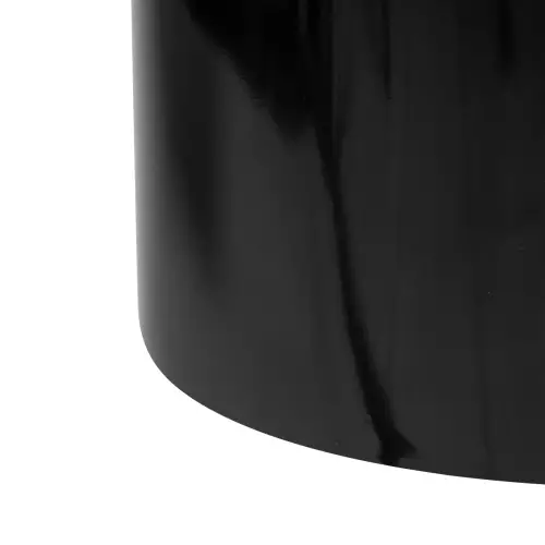 Dolna krawędź donicy D901N w kolorze czarny połysk