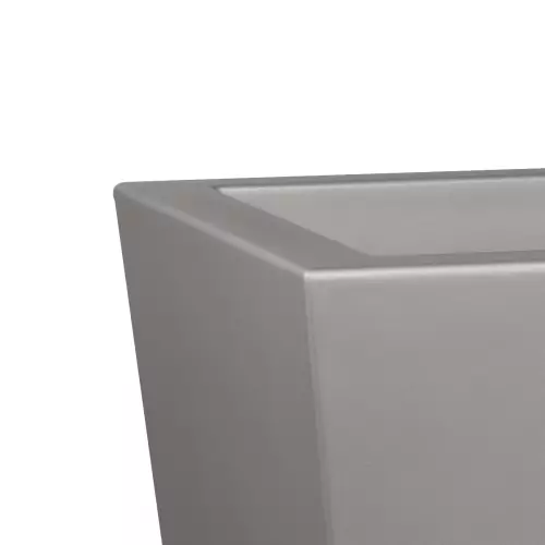 Górna krawędź donicy D902F w kolorze szary mat