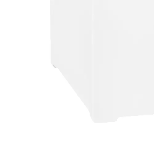 Charakterystyczne nóżki donicy D913C biały połysk